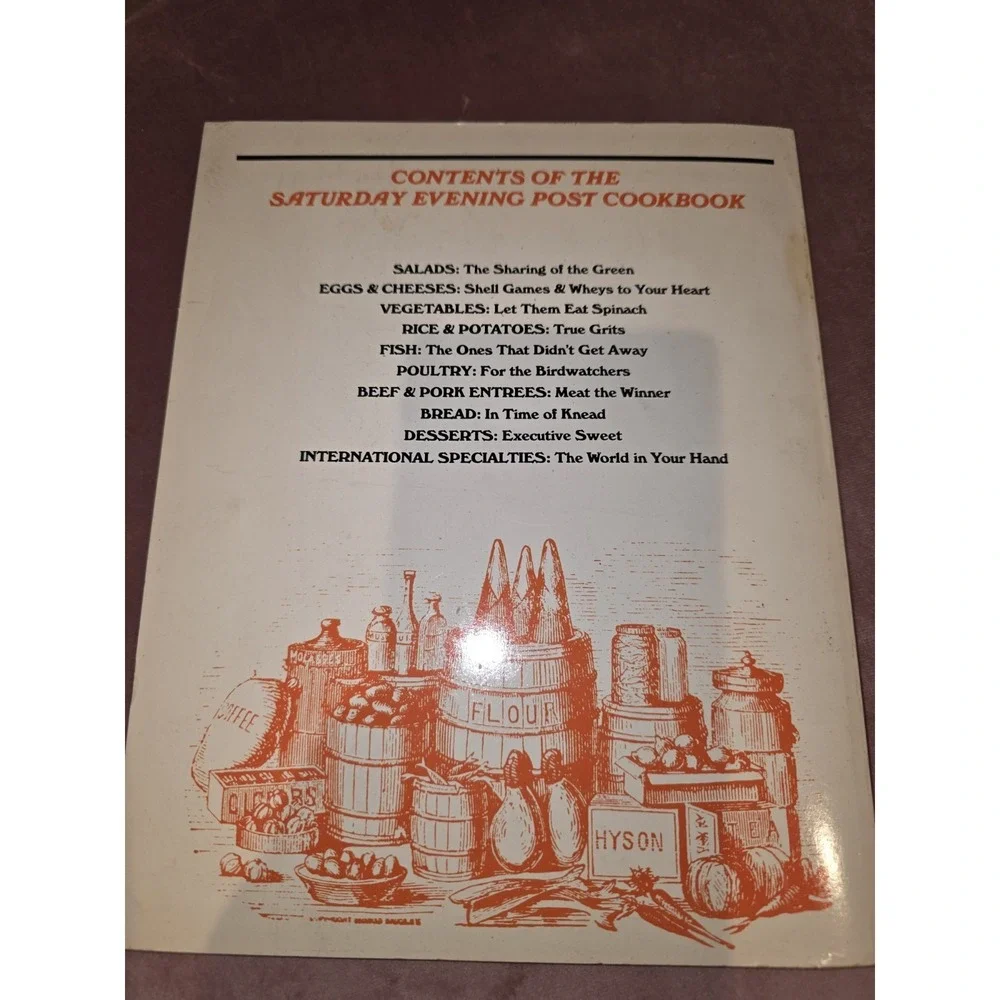 Vintage The Saturday Evening Post Family Cookbook by Julie Nixon‎ Eisenhower